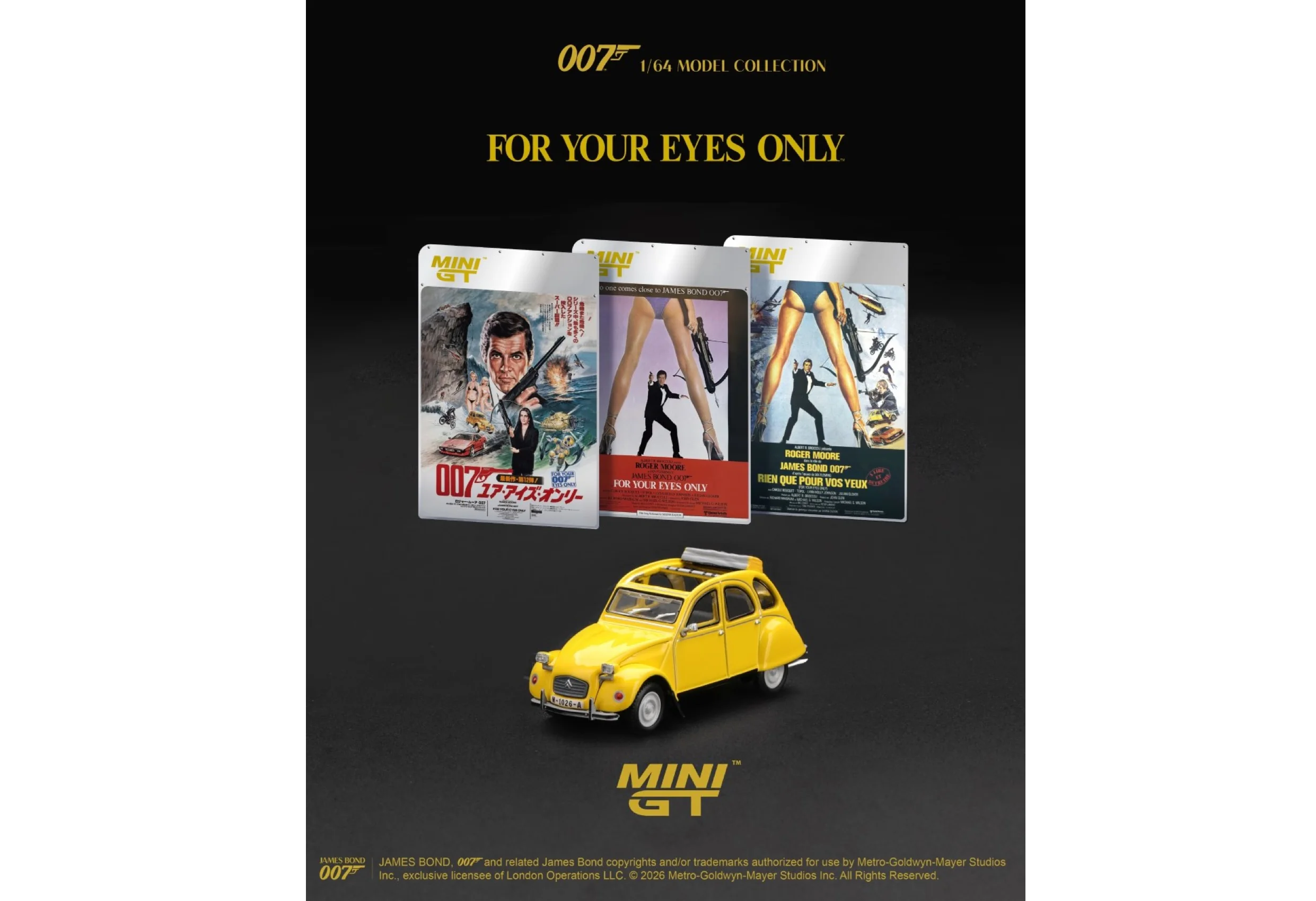 MINI GT Unveils Two Iconic 007 Models