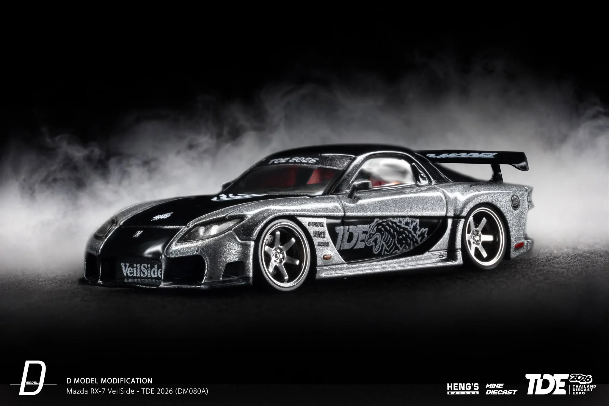 VeilSide RX-7 TDE 2026: Triple-Collab Monster for Thailand Diecast Expo